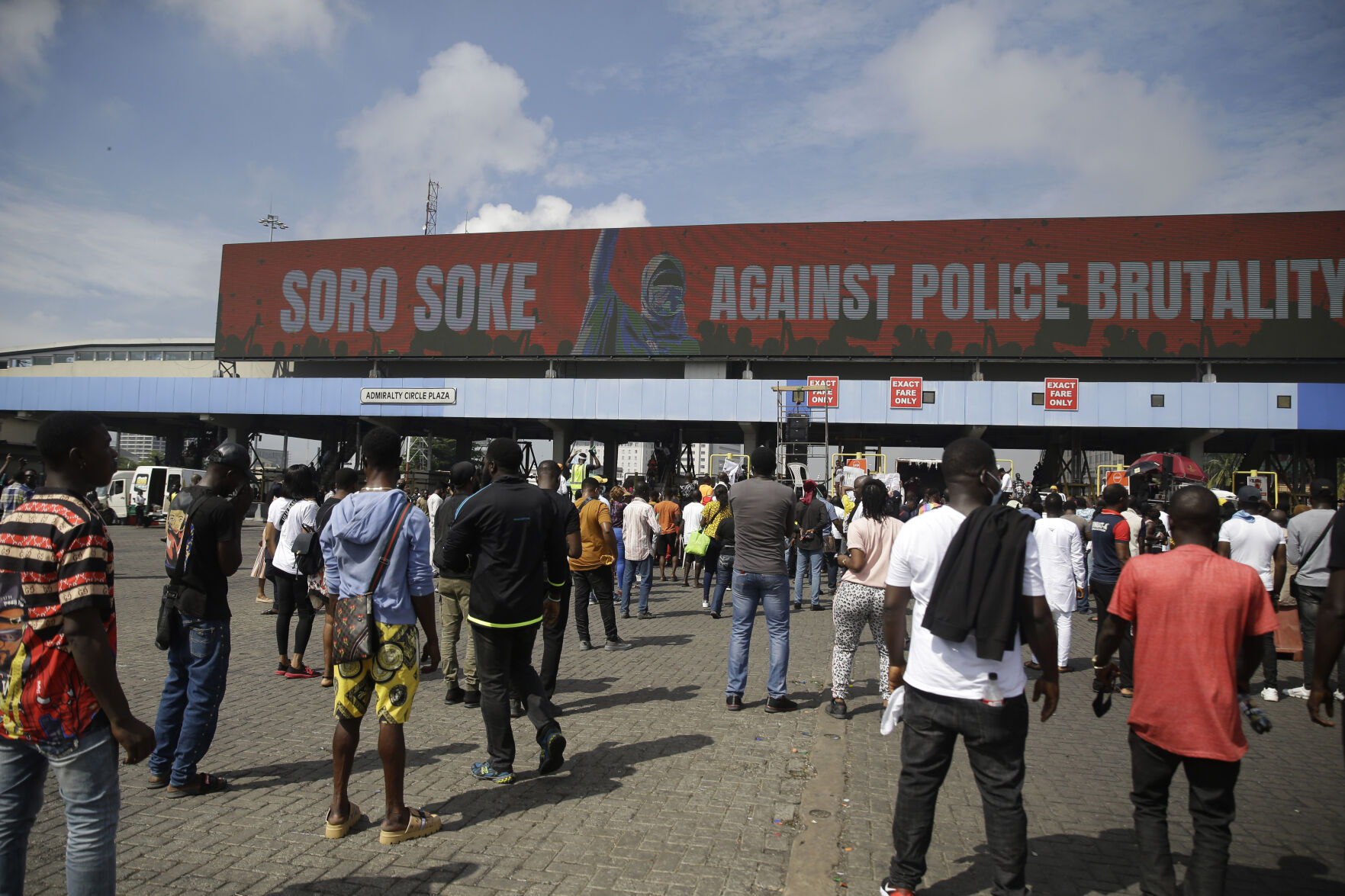 Nigeria Police Protest